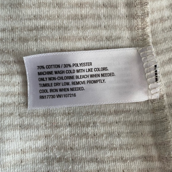 Liz Lange Maternity Drape Front Cardigan Waterfall Style size S/P Oatmeal color - Picture 8 of 11